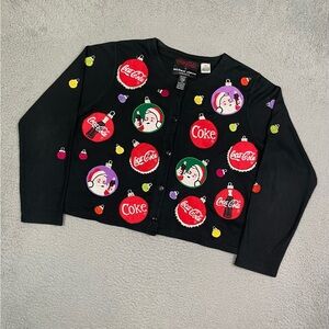 Coca-Cola Michael Simon Limited Edition 1999 Christmas Sweater